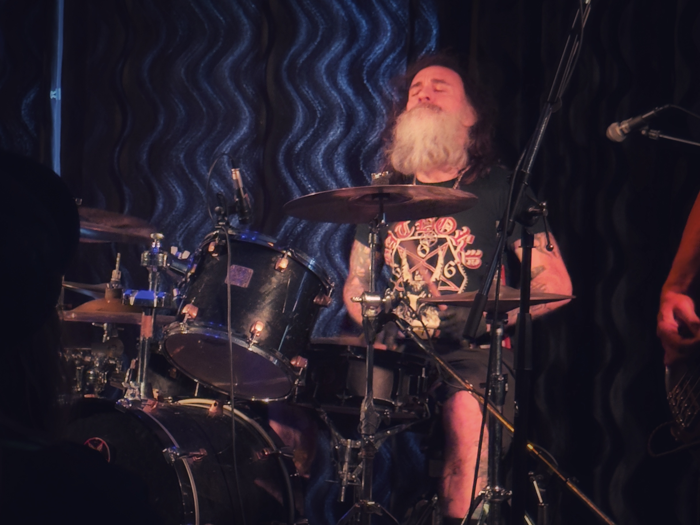 Golers drummer, Cranswick Goler, on Stage Sunday June 1, 2025 at The Slice in Lethbridge, Alberta