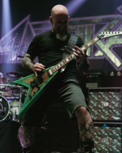 Scott Ian of Anthrax performing at Scotiabank Saddledome - Calgary, AB Feb 20, 2026-14