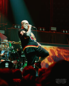 Rob Dukes performing with Exodus at Scotiabank Saddledome in Calgary, AB Feb 20, 2026