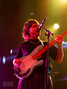Archers bass player Oscar Porter, Grey Eagle Resort & Casino, Calgary, March 2026