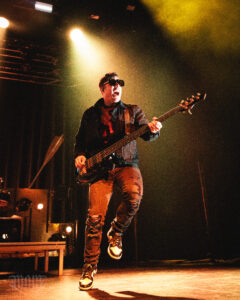 Nothing More Bass Player Daniel Oliver - Grey Eagle Resort & Casino, Calgary Alberta - March 7, 2026