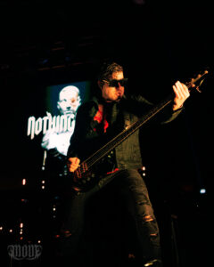 Nothing More Bass Player Daniel Oliver - Grey Eagle Resort & Casino, Calgary Alberta - March 7, 2026
