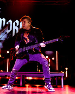 Nothing More Bass Player Daniel Oliver - Grey Eagle Resort & Casino, Calgary Alberta - March 7, 2026
