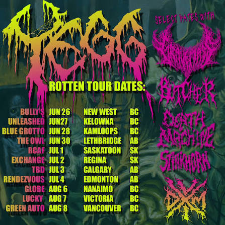 Great Canadian Rot Tour Poster