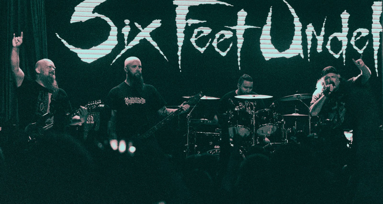 Six Feet Under on stage at The Arrowhead in Calgary Alberta August 4, 2026