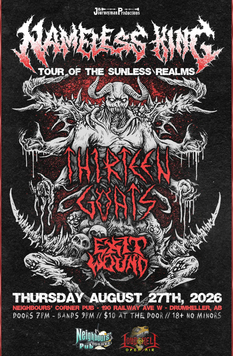 Tour of the Sunless Realms - August 27, 2026 in Drumheller, Alberta